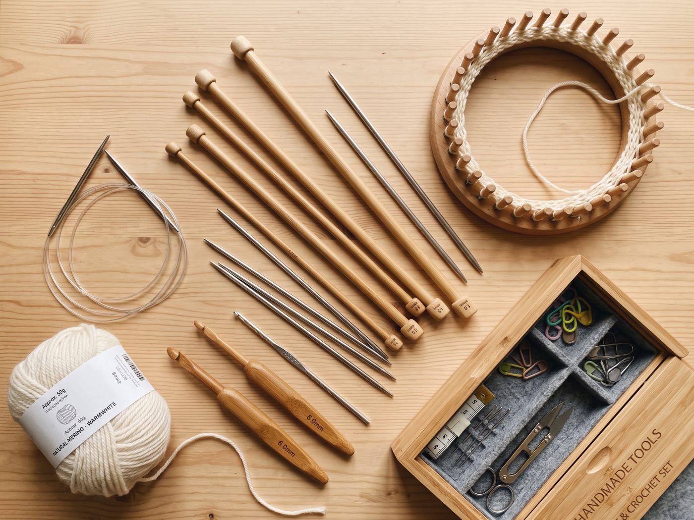 Crochet and knitting